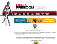 Tablet Screenshot of netsecl.linuxfreedom.com