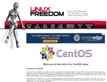 Tablet Screenshot of centos.linuxfreedom.com