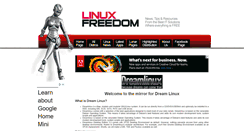Desktop Screenshot of dreamlinux.linuxfreedom.com