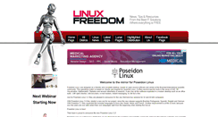 Desktop Screenshot of poseidon.linuxfreedom.com
