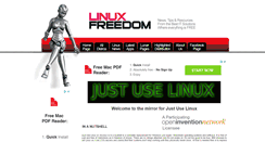 Desktop Screenshot of julinux.linuxfreedom.com