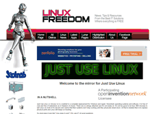 Tablet Screenshot of julinux.linuxfreedom.com