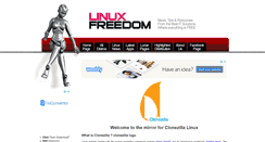 Desktop Screenshot of clonezilla.linuxfreedom.com