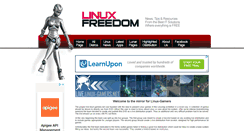 Desktop Screenshot of linux-gamers.linuxfreedom.com