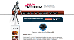 Desktop Screenshot of pclinuxos.linuxfreedom.com