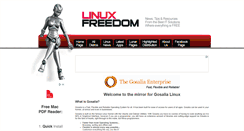 Desktop Screenshot of gosalia.linuxfreedom.com