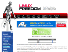 Tablet Screenshot of linuxmint.linuxfreedom.com