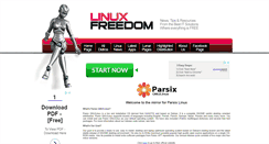 Desktop Screenshot of parsix.linuxfreedom.com