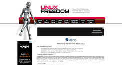 Desktop Screenshot of mepis.linuxfreedom.com