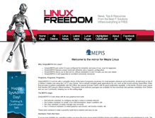 Tablet Screenshot of mepis.linuxfreedom.com