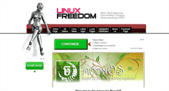 Desktop Screenshot of moonos.linuxfreedom.com