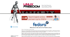 Desktop Screenshot of fedora.linuxfreedom.com
